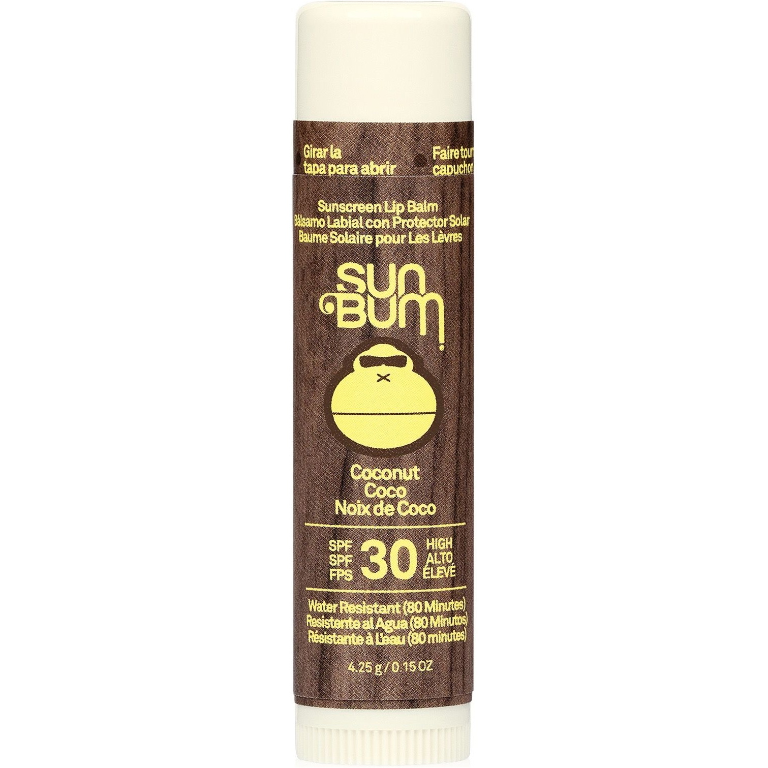 2026 Sun Bum Original 30 SPF Sunscreen CocoBalm Lip Balm 4.25g SB338796 - Coconut